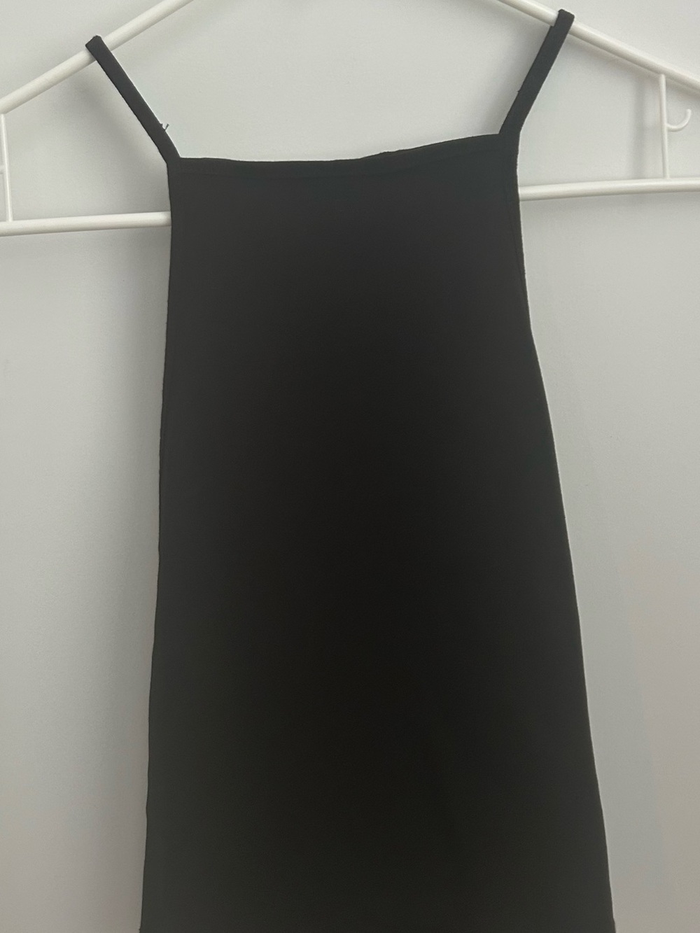 Zara Black Halter with Thin Straps and adjustable ties